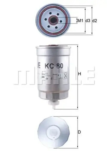 Fuel filter spin - filter, spin-on