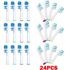 24Pcs For Double Clean Brush Heads For Braun Oral-B Electric Toothbrush Head HOT