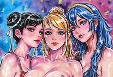 Original Painting A4 Chun-Li