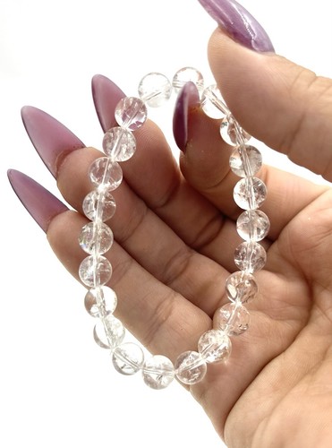 Azeztulite beaded bracelet - azeztulite,