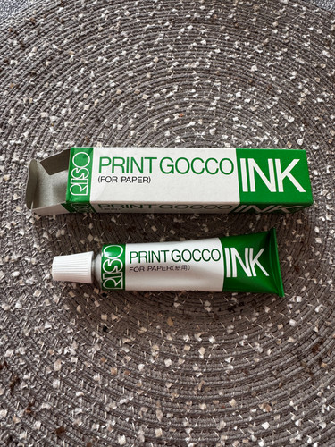 Riso print gocco - himesh, ink