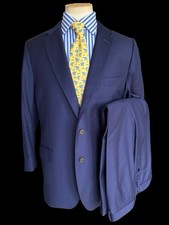 Gieves & Hawkes Navy Blue Suit