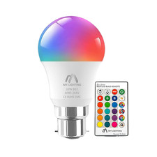 RGB LED Bulb B22 10W with