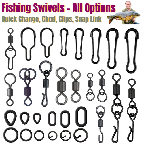 Carp fishing swivels - carp, rigs