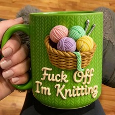 I'm Knitting 3D Yarn Ceramic