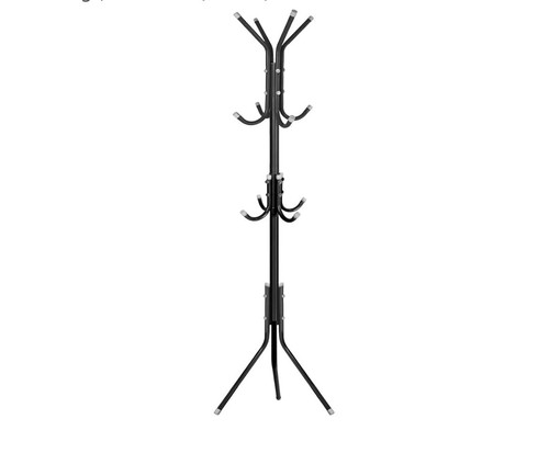 1above metal coat rack 12 - metal, rack,