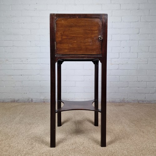 Georgian mahogany bedside - georgian,