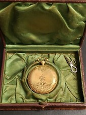 18 KT GOLD POCKET WATCH