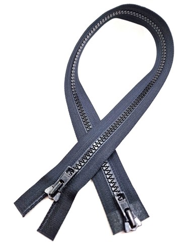 Chunky plastic zips ykk - plastic, no8