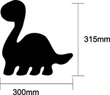 Apatosaurus / brontosaurus Dinosaur Blackboard / Chalkboard Small
