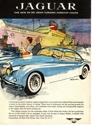 1958 jaguar 150 gran - jaguar, xk-150