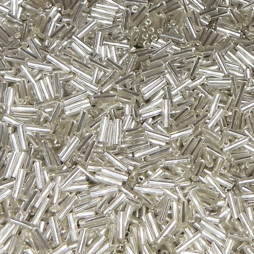 Colour bugle beads assorted - 16,