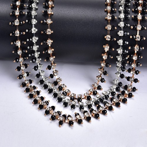 90cm rhinestone chain trim - 90cm,