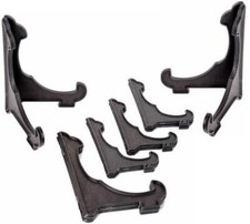 6 Black Plastic Display Plate