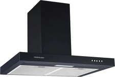 Cookology 60cm Chimney Cooker Hood Kitchen Extractor Fan-Black - TSH601BK/A