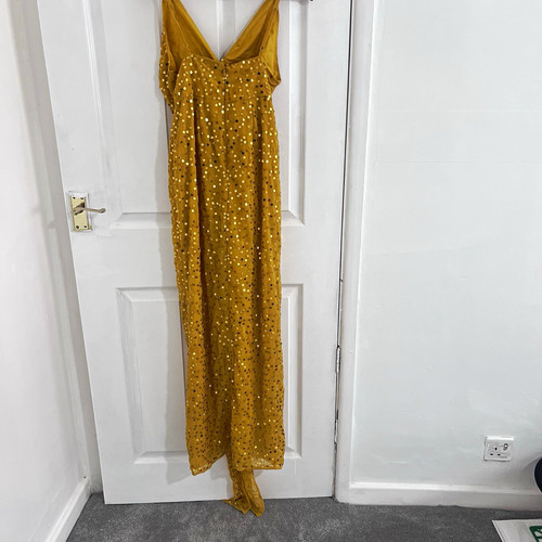 Asos gold sequin chiffon - asos,
