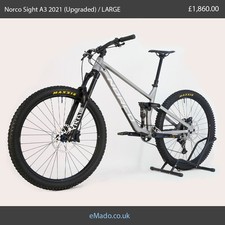 Norco Sight A3 2021 Upgraded Full Suspension Bike / LARGE / YARI / RRP: 3,499.00