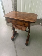 Victorian rosewood work table - victorian,