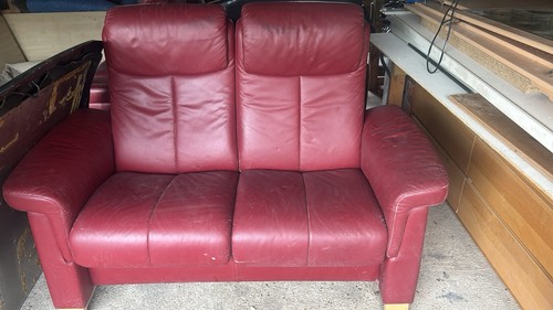 Stressless red leather - red,