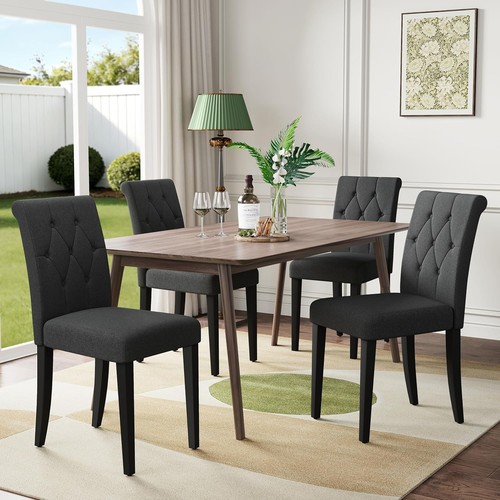 4pc upholstered dining chairs - 4pc,