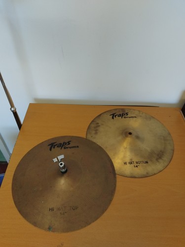 Traps brass cymbals - cymbals, hi