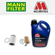 SERVICE KIT for VW GOLF MK6 CABRIO 1.6 TDI OIL FUEL FILTERS +5w30 OIL 2011-2016