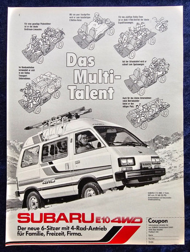 1984 subaru e10 4wd - subaru, 6