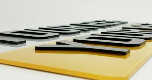 Number plates x2 gloss - plates,