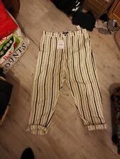 Ladies Small Trousers Zara Striped Summer Casual Smart