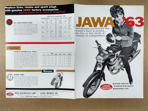1963 jawa motorcycles - 1963,