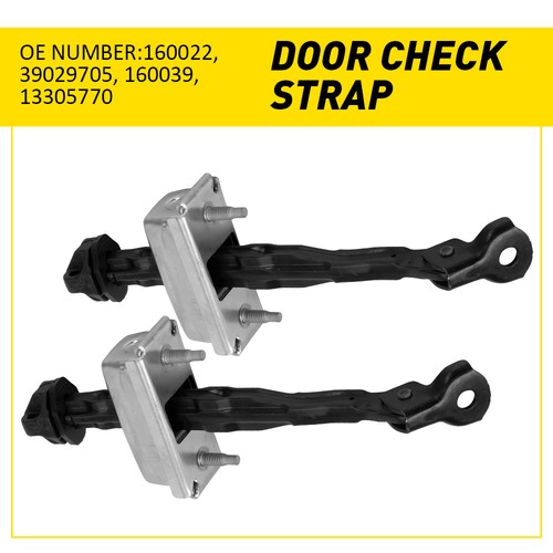 Front door hinge stop strap - door,