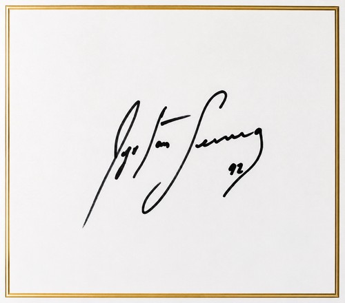 Ayrton senna hand - senna, hand-signed