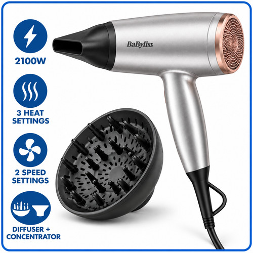 Babyliss cosmos d580du 2100w - babyliss,