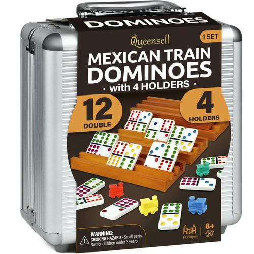 Mexican train dominoes set - mexican,
