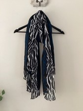 Ladies Kipling Animal Print Scarf, Approx 39” x 70”, Good Used Condition