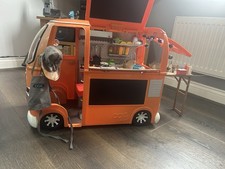 Our Generation Food Truck and Doll with Accessories, Horse & Bunkbeds