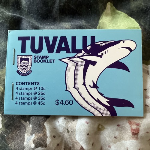 Tuvalu stamp booklet shark - tuvalu,