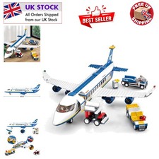 Deluxe 463-Piece Passenger Plane Model Kit - Engaging Toy for Teens and Adults