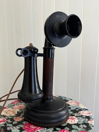 Antique kellogg candlestick - antique,