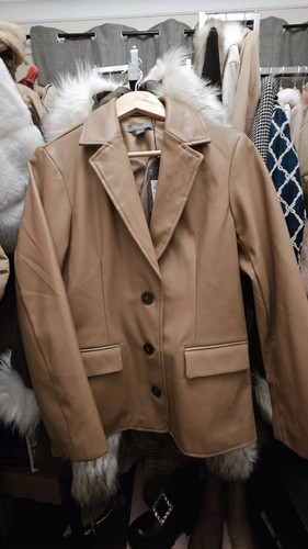 Women faux leather jacket - women,