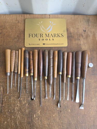 Wood carving chisels - 18,