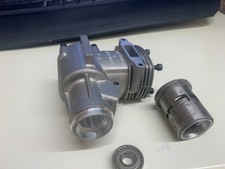 SUPER TIGRE 40 SPARE CASE W/BOLTS & CYLINDER LINER COMPLETE PLUS OTHER SPARES