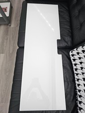 Ikea Besta White Glass TV