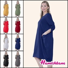 Womens Turn Up Sleeve Dress