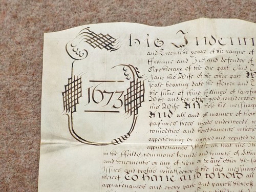 1673 litlington cambridge 17th - 1673,