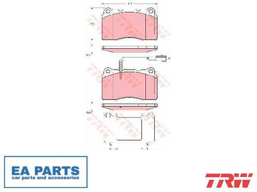 Brake pad set disc - brake,