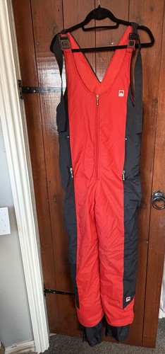 Red malboro salopettes vintage - salopettes,