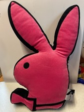 Playboy Pink And Black Bunny Shaped Cushion 2007