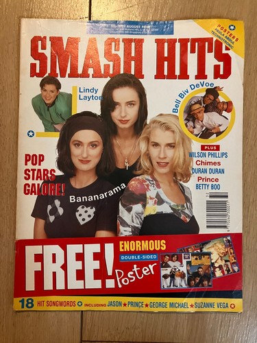 Smash hits magazine 8th august - hits,