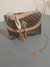 Women's Small All-Seasons PU Leather Fashion Handbag Brown